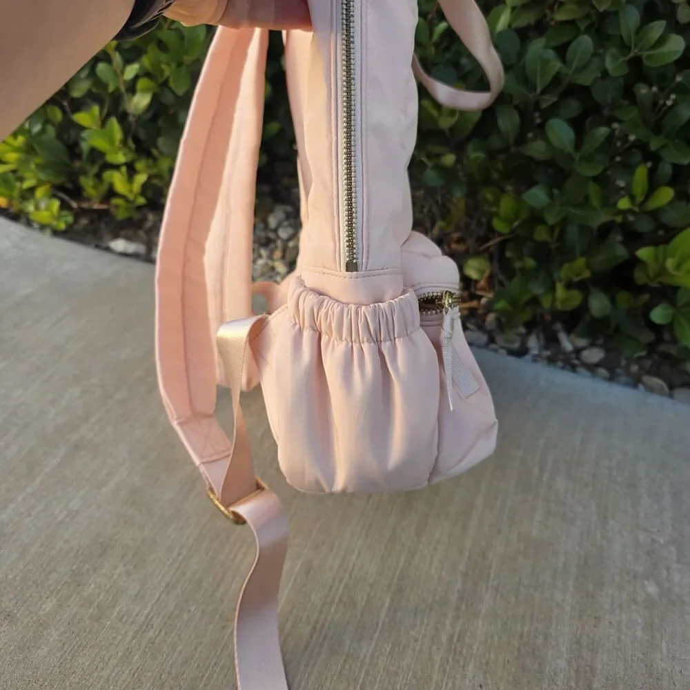 Chloe Light Pink Diaper Bag Backpack Baby Girl Shower Newborn Designer